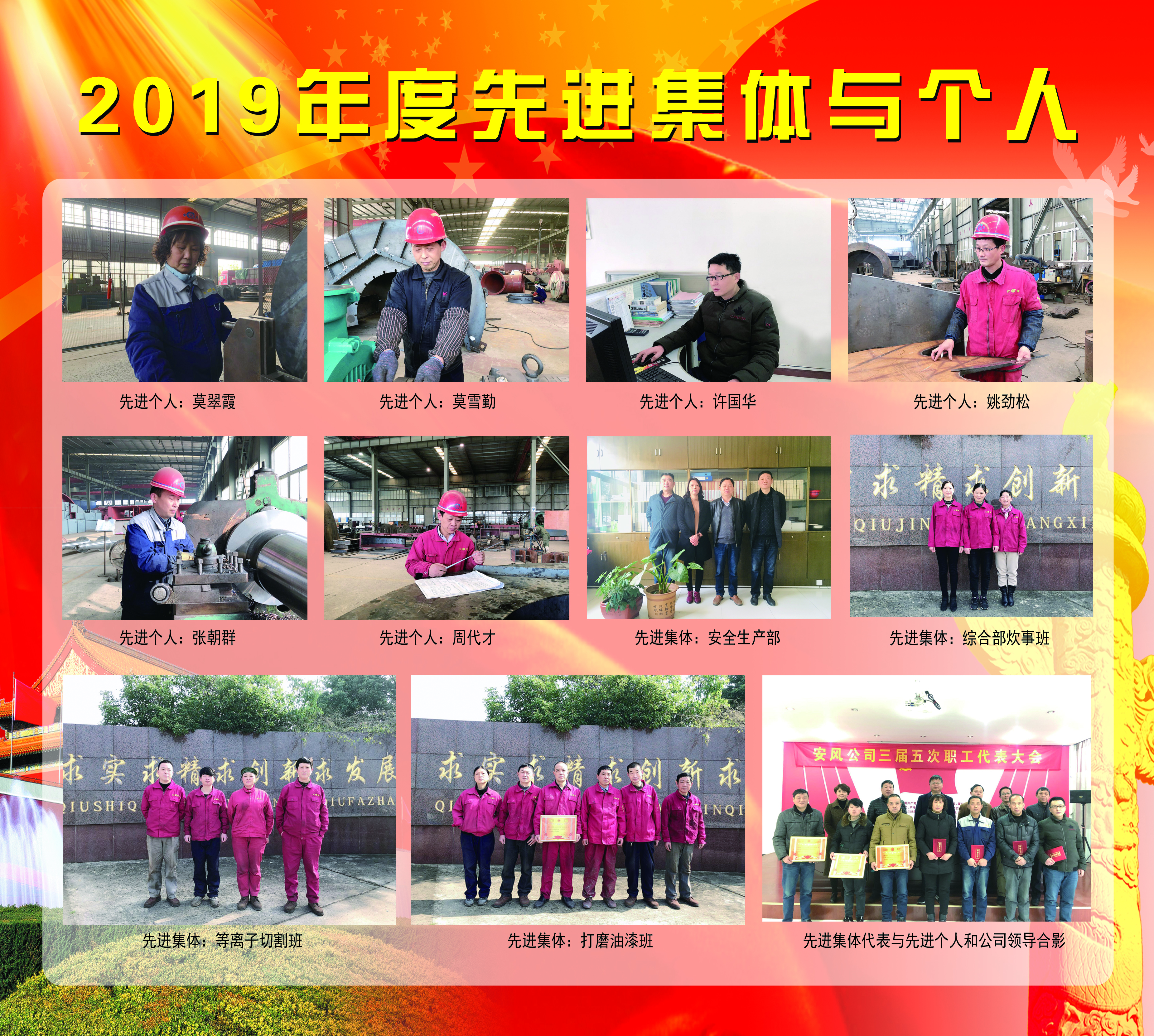 2019年度先进集体和个人
